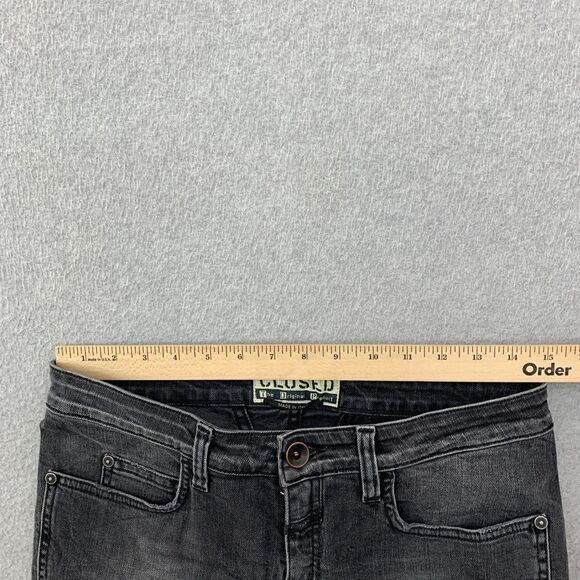 Closed Jeans Size 28 The Original Product Arizona Stretch Moto Ankle Zip Jeans - Picture 9 of 16